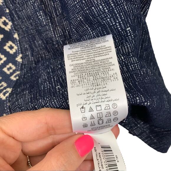 BCBGMaxazria Navy Melis Patchwork Dress - Picture 7 of 10